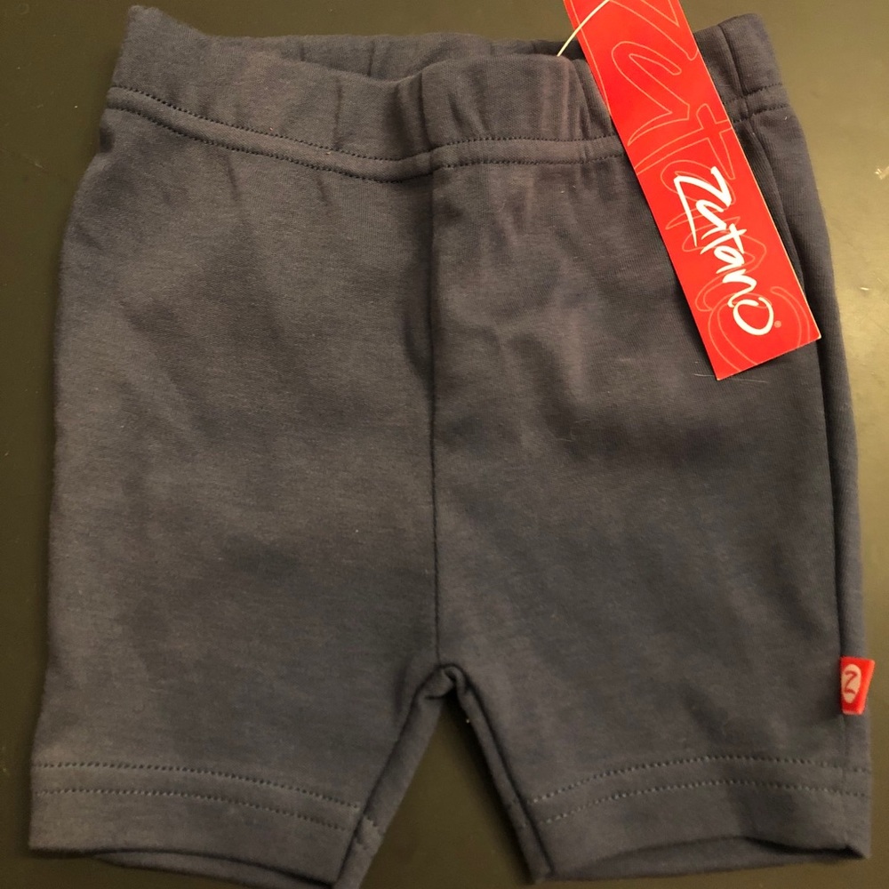 Zutano 12m navy shorts. New with tags.